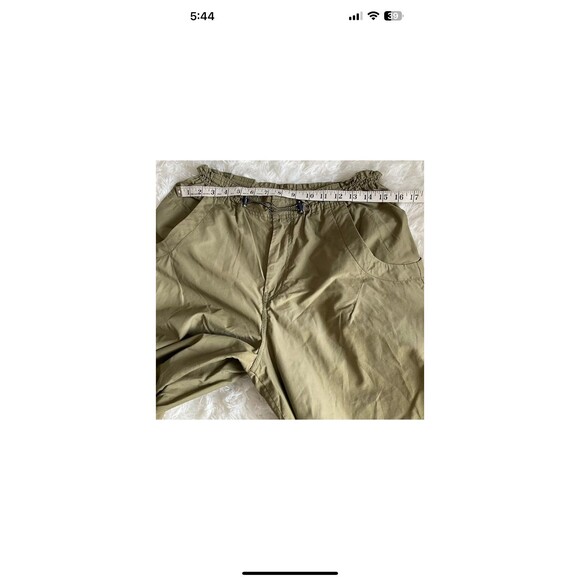 By Anthropologie Womans Packable Sporty Parachute Pants Size S Green Boho Hippie - Picture 8 of 11